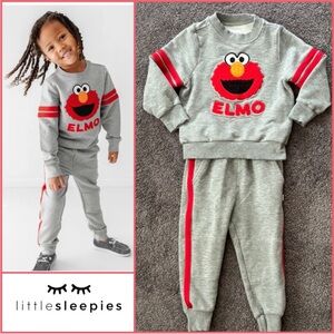 Little Sleepies Elmo Sweatshirt & Jogger Set